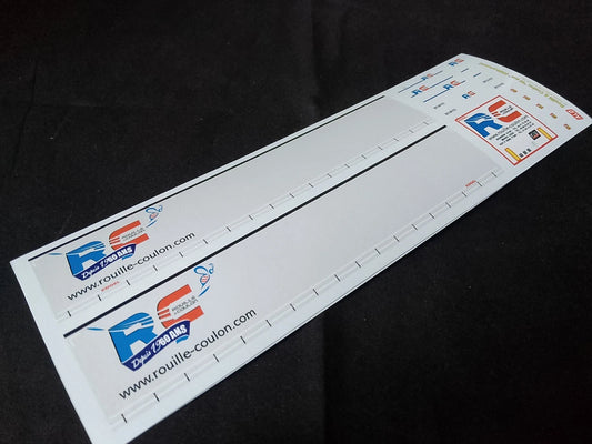 2020 SEMI-TRAILER DECORATION "ROUILLÉ & COULON - 60 ANS" (CURTAIN) 1:87 DECALS