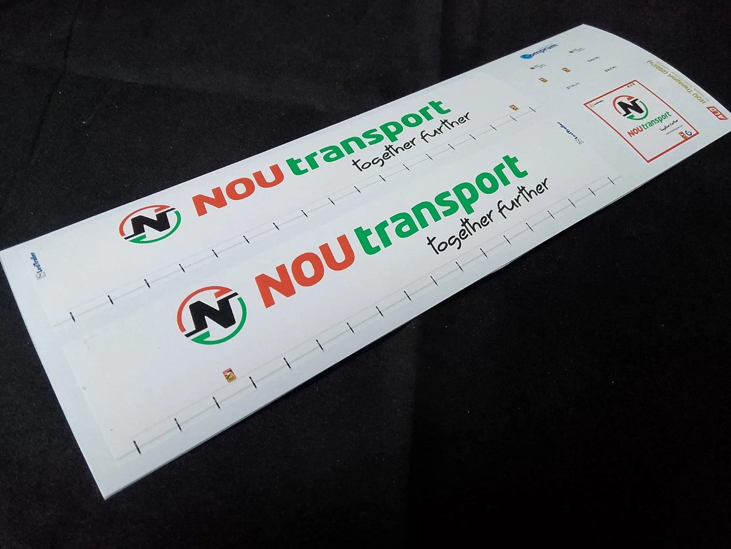 2020's SEMI-TRAILER DECORATION "NOU TRANSPORT" 1:87 DECALS