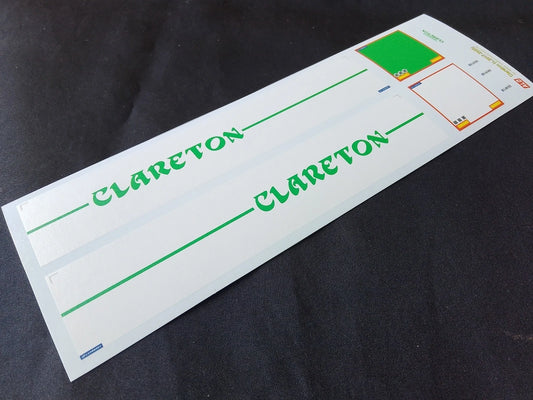 2017-2020 SEMI-TRAILER DECORATION "CLARETON" 1:87 DECALS