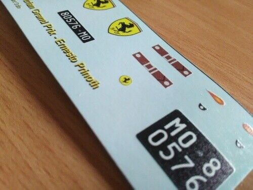 1964 AUSTRIAN GP #1 FERRARI 250 GTO ERNESTO PRINOTH 1:18 DECALS