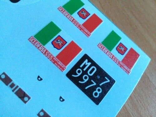 1962 PARIS 1000 KMS #16 FERRARI 250 GTO CARLO MARIO ABATE/NINO VACCARELLA 1:18 DECALS