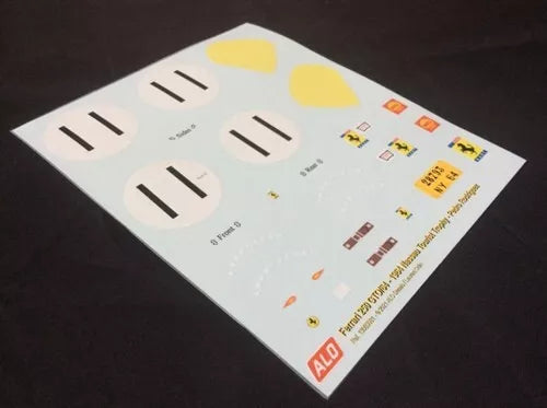 1964 NASSAU TOURIST TROPHY #11 FERRARI 250 GTO/64 PEDRO RODRIGUEZ 1:43, 1:18 DECALS