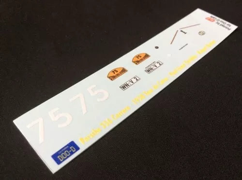 1958 TOUR DE CORSE #75 PORSCHE 356 PAUL ERNST STRÄHLE/ROBERT BUCHET 1:43 DECALS