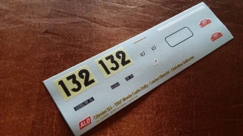 1967 MONTE CARLO RALLY #132 CITROËN DS LUCIEN BIANCHI/CHRISTIAN DELFERRIER 1:43 DECALS