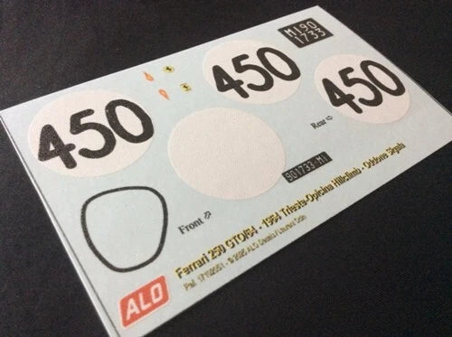 1964 TRIESTE-OPICINA #450 FERRARI 250 GTO/64 ODDONE SIGALA 1:18 DECALS