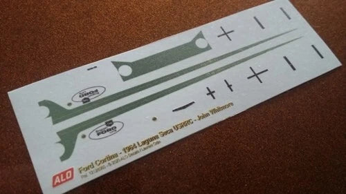 1964 LAGUNA SECA USRRC #1 FORD CORTINA JOHN WHITMORE 1:43 DECALS