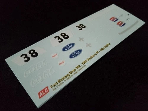 1969 SOUTHERN 60, SANDOWN #37 FORD MUSTANG BOSS ALLAN MOFFAT 1:43 DECALS