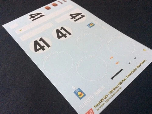 1965 MONZA 1000 KMS #41 FERRARI 250 GTO ARMAND BOLLER/DIETER SPOERRY 1:18 DECALS