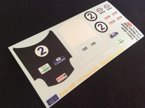 1972 ACROPOLIS RALLYE #2 DATSUN 240Z SHEKHAR MEHTA/PAUL EASTER 1:43 DECALS