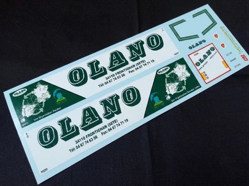 2009-2012 SEMI-TRAILER DECORATION "OLANO - FRONTIGNAN" 1:87, 1:50, 1:43 DECALS