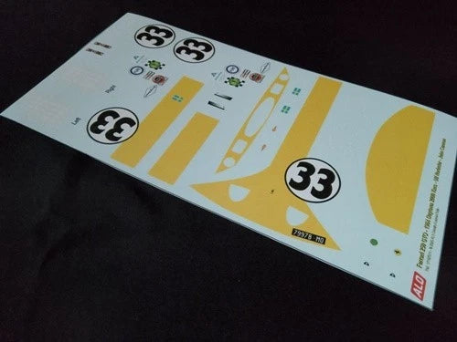 1964 DAYTONA 2000 KMS #33 FERRARI 250 GTO ULF NORINDER/JOHN CANNON 1:18 DECALS