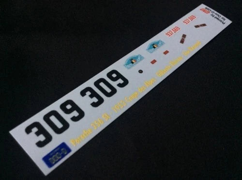 1953 COUPE DES ALPES #309 PORSCHE 356 GILBERTE THIRION/LISE RENAUD 1:43 DECALS