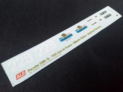 1954 TOUR DE FRANCE #229 PORSCHE 356 GILBERTE THIRION/INGEBORG POLENSKY 1:43 DECALS