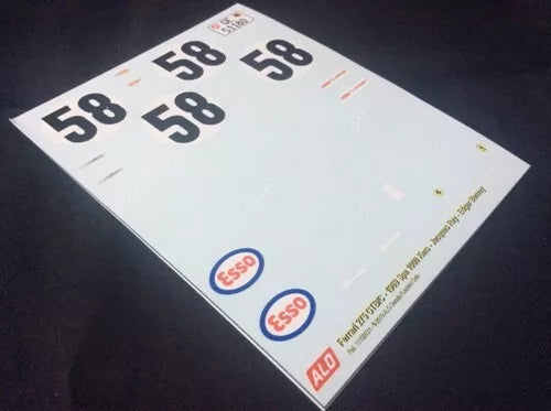 1969 SPA 1000 KMS #58 FERRARI 275 GTB JACQUES REY/EDGAR BERNEY 1:43, 1:18 DECALS