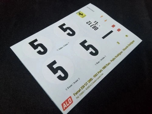 1961 PARIS 1000 KMS, MONTLHERY # 5 FERRARI 250 GT SWB PEDRO RODRIGUEZ/RICARDO RODRIGUEZ 1:43, 1:32, 1:24, 1:18 DECALS