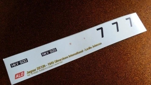 1949 SILVERSTONE INTERNATIONAL #7 JAGUAR XK120 LESLIE JOHNSON 1:43 DECALS