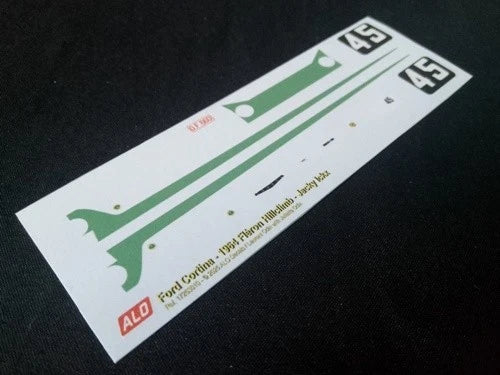 1964 LA ROCHE-SAMRÉE #45 FORD CORTINA JACKY ICKX 1:43 DECALS