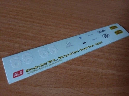1956 TOUR DE CORSE #66 MERCEDES-BENZ 300SL GEORGES HOUEL/SAGAZAN 1:43 DECALS