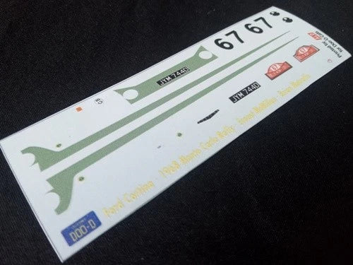 1968 MONTE CARLO RALLY #67 FORD CORTINA ERNEST MCMILLEN/BRIAN METCALFE 1:43 DECALS