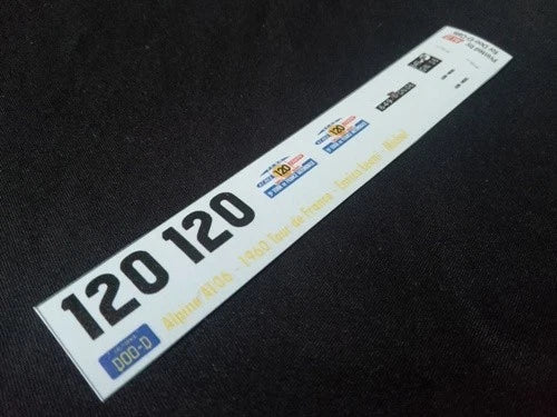 1960 TOUR DE FRANCE #120 ALPINE A106 ENRICO LEONI/MICHEL 1:43 DECALS