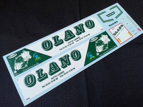 2010-2012 SEMI-TRAILER DECORATION "OLANO - LUDRES" 1:87, 1:50, 1:43 DECALS