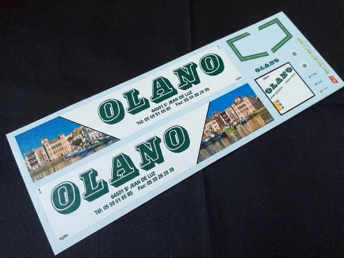 2010 SEMI-TRAILER DECORATION "OLANO - PORT DE SAINT-JEAN DE LUZ" 1:87, 1:50, 1:43 DECALS