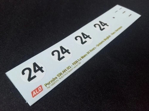 1956 LE MANS 24 HOURS #24 PORSCHE 550 UMBERTO MAGLIOLI/HANS HERRMANN 1:43 DECALS