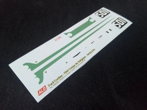 1964 COUPE DE BELGIQUE, ZOLDER #501 FORD CORTINA JACKY ICKX 1:43 DECALS