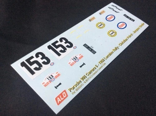 1968 LORRAINE RALLY #153 PORSCHE 906 CHRISTIAN POIROT/JACQUES GREDER 1:43, 1:32 DECALS