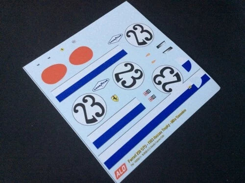 1963 NASSAU TROPHY #23 FERRARI 250 GTO MIKE GAMMINO 1:43, 1:18 DECALS