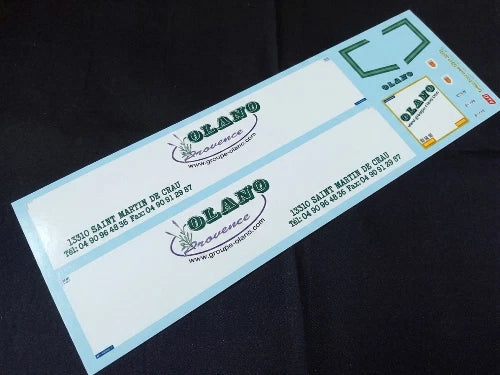 DECORAZIONE SEMIRIMORCHIO 2011 "OLANO - EKI BEER/BIERE" 1:87 DECALCOMANIE