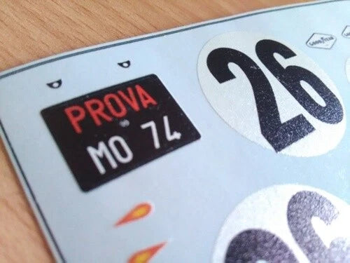 1963 SEBRING 12 HOURS #26 FERRARI 250 GTO CARLO MARIA ABATE/JUAN-MANUEL BORDEU 1:43, 1:18 DECALS