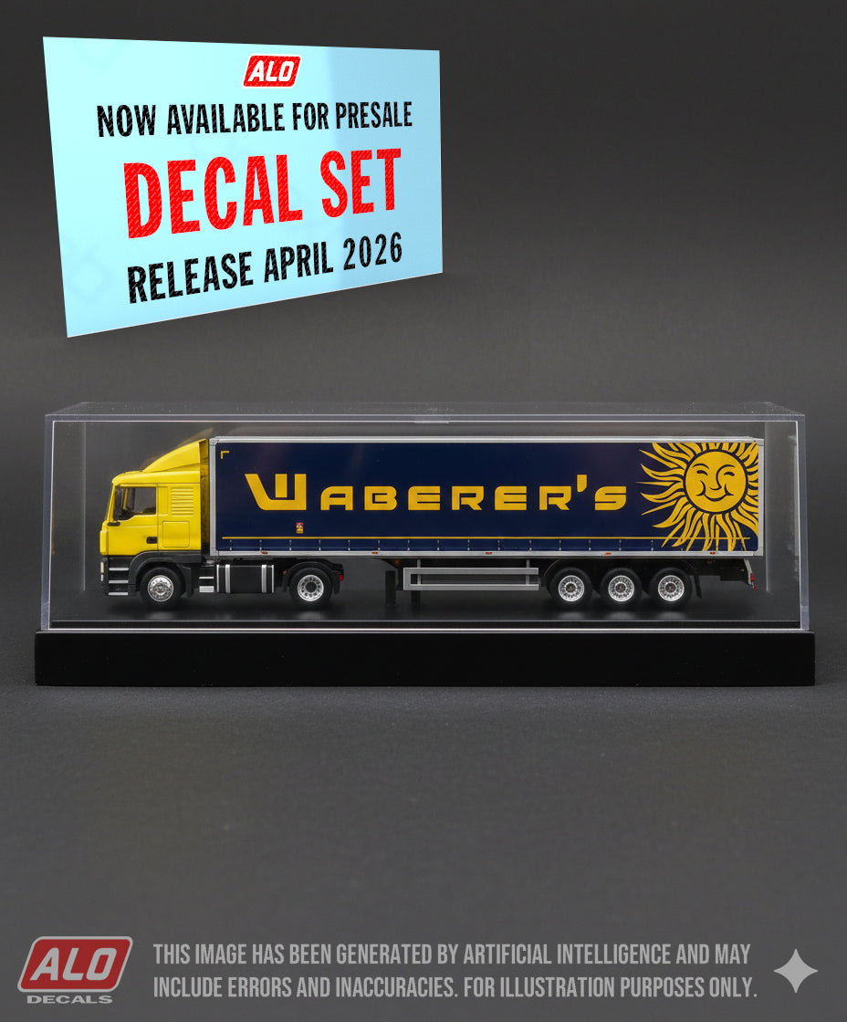 2020's SEMI-TRAILER DECORATION "WABERER'S" 1:87 DECALS